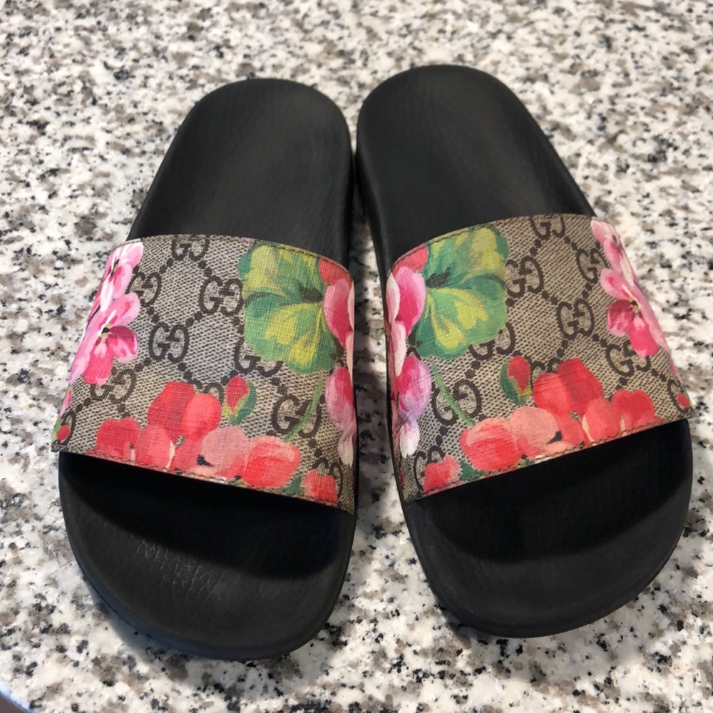 Gucci Floral Slides